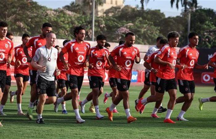 بالصور استعدادات الأهلي لمواجهة الشرقية إنبي في الدوري الممتاز
